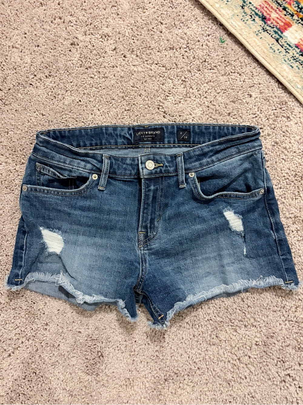 Lucky Brand The Cut Off Shorts - Size 6/28